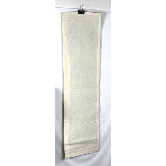 Needlepoint Table Runner 50 x 12" Soft Patstels Pink Blue Green Lined Handmade - Picture 6 of 6